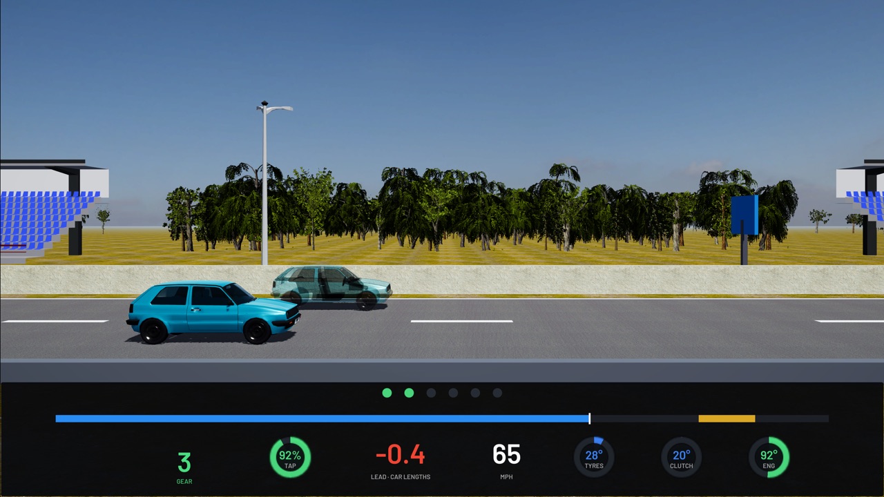 Racing against a ghost